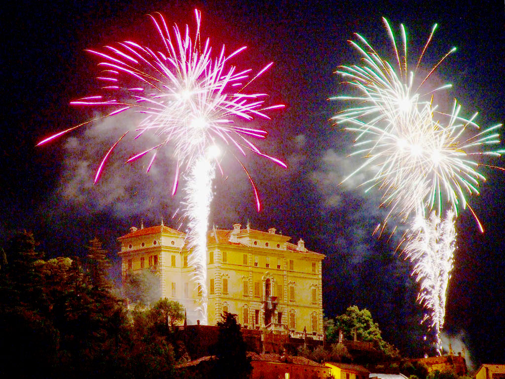 fuochi e castello