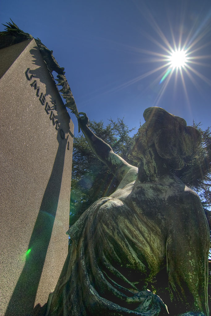 Statua Umberto I (Vercelli) hdr
