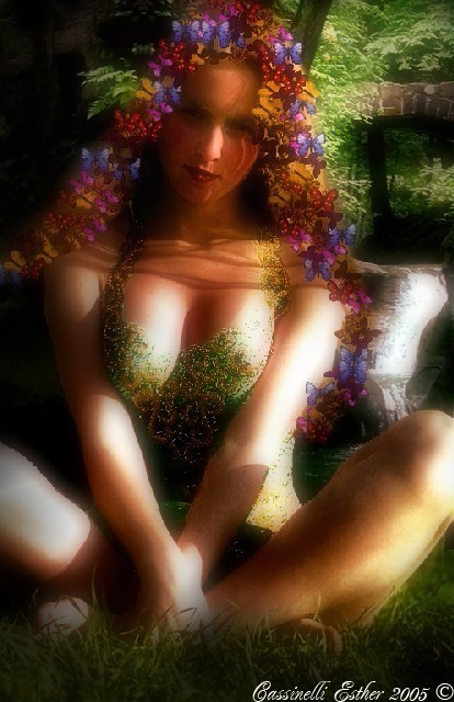 Il tempio della Dea - dama del bosco