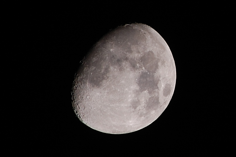 Luna fotografata poco fa