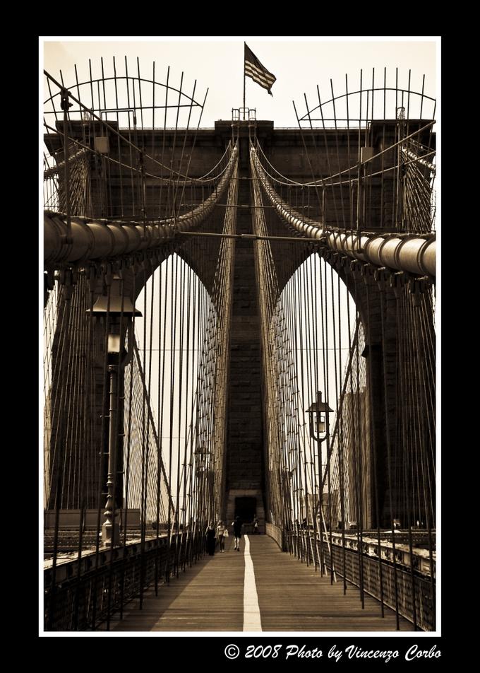 Through Brooklyn Bridge