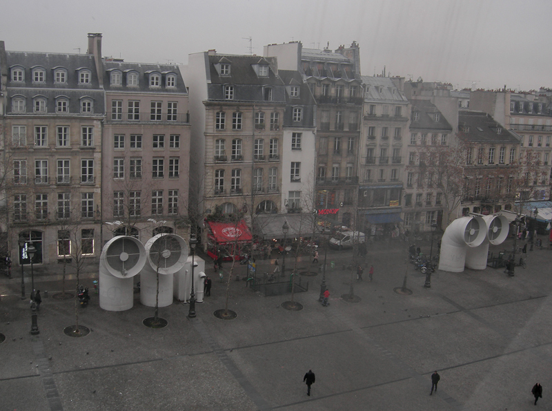 Dalla scala mobile del Beaubourg