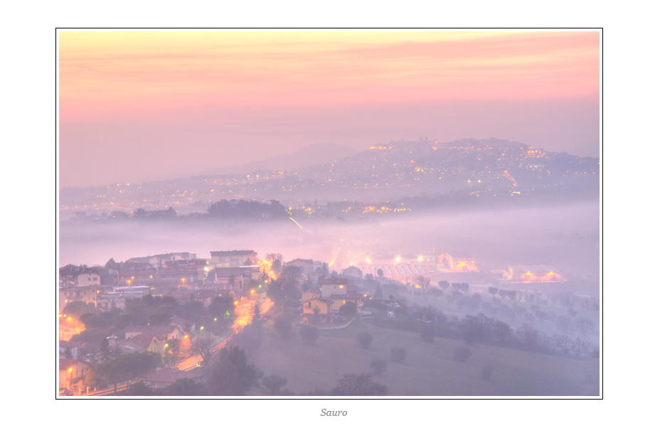 Crepuscolo su paesaggio urbano