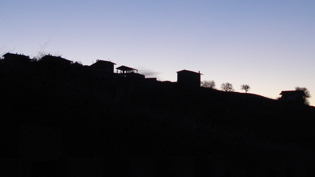 Orizzonte in Controluce