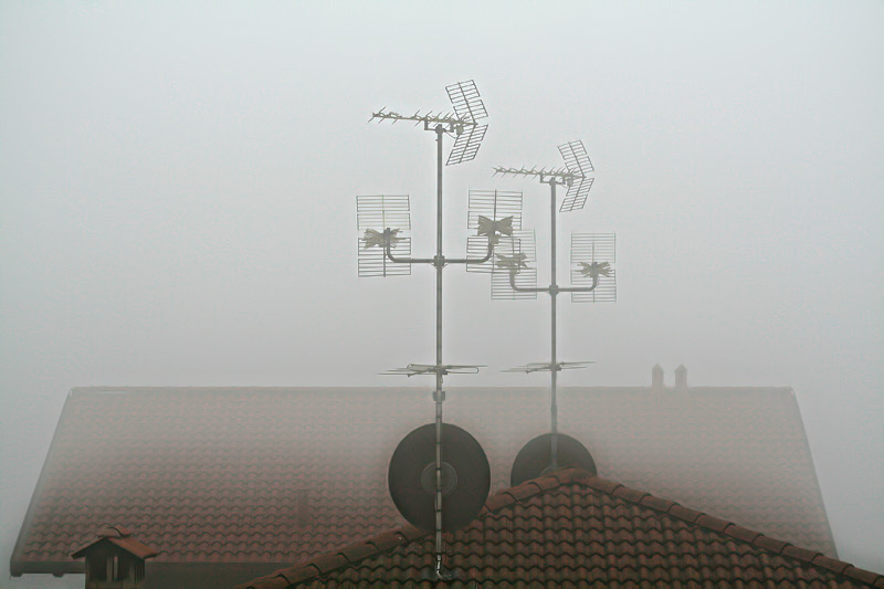 Televisione effetto nebbia