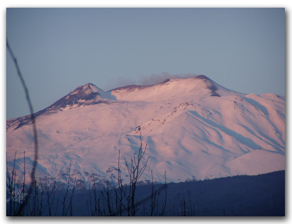 Prime ore del mattino sull' Etna