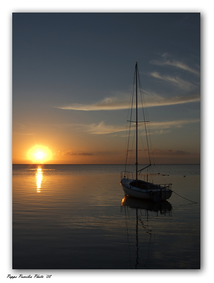 Il caldo abbraccio prima della sera