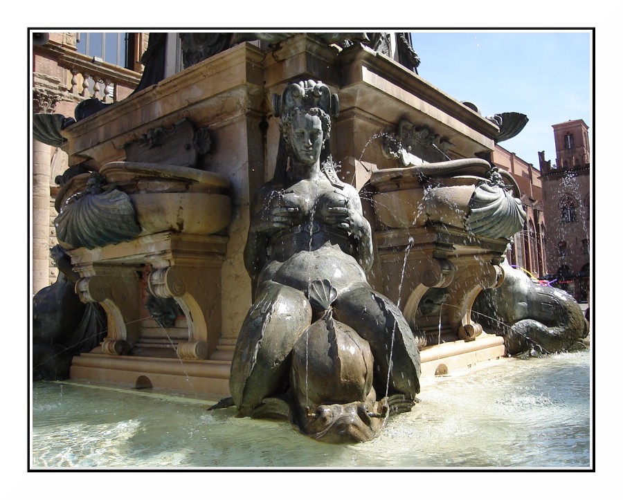 Nettuno a Bologna ( particolare )
