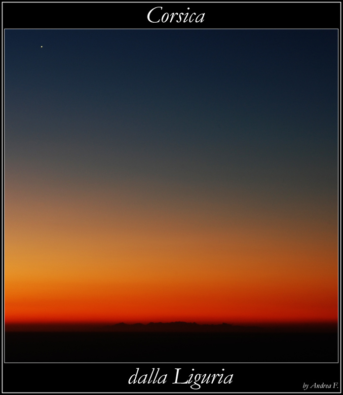 Corsica dalla Liguria