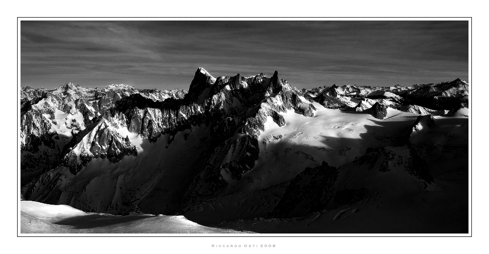 Chamonix 2008, Bianconero forte del Dente del gigante