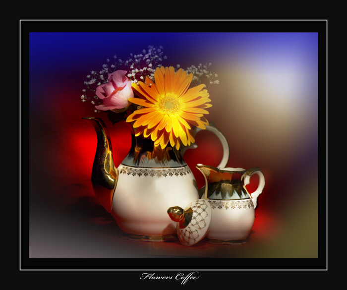 flowers coffee