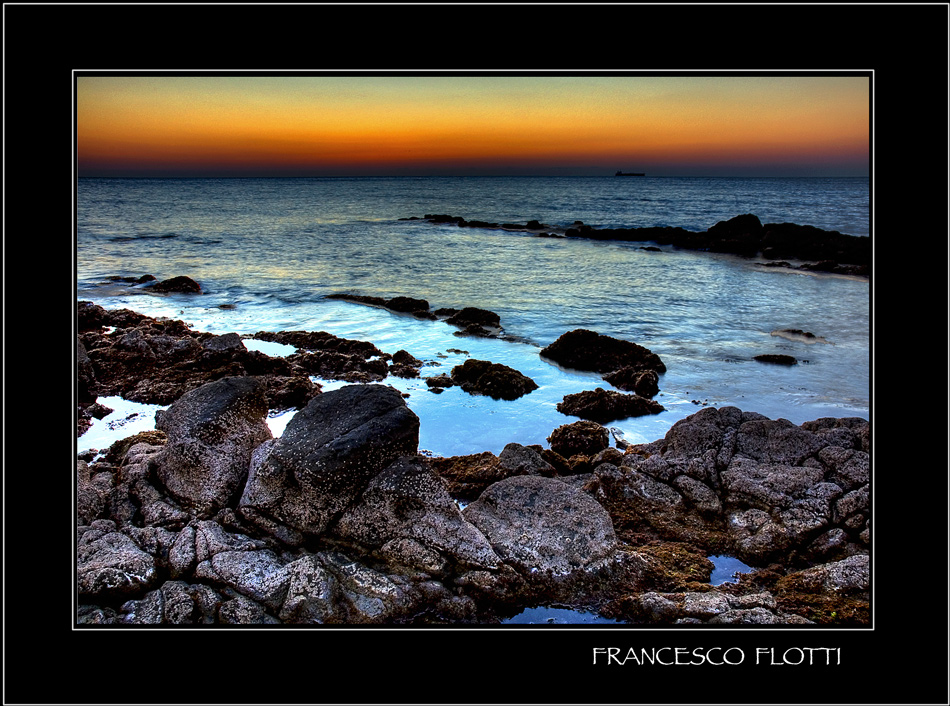 Tramonto a Civitavecchia