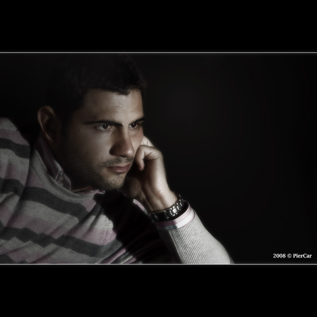 Autoritratto "pensieroso"