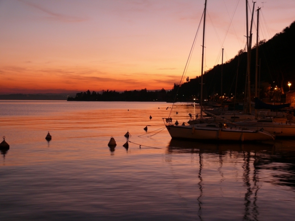 Tramonto sul Lago