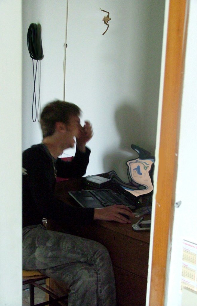 Pippo alle prese col pc