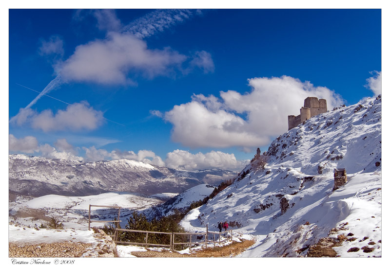 Nuvole e neve - Rocca Calascio (L'Aquila)