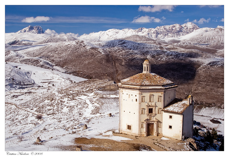 Veduta del Gran Sasso - Rocca Calascio (L'Aquila)