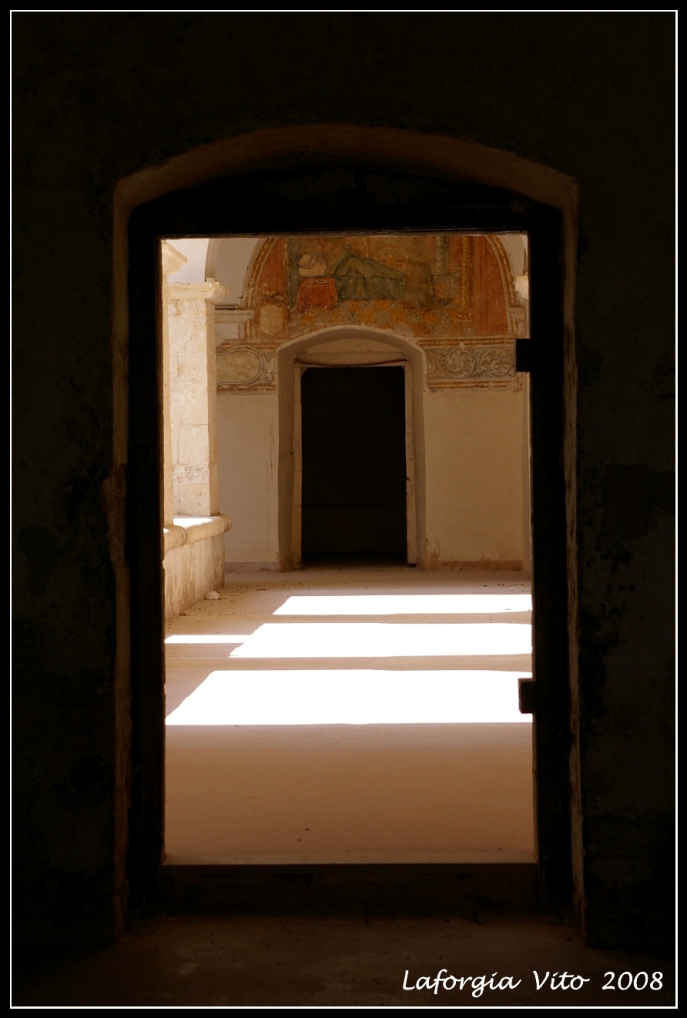 L'entrata del chiostro