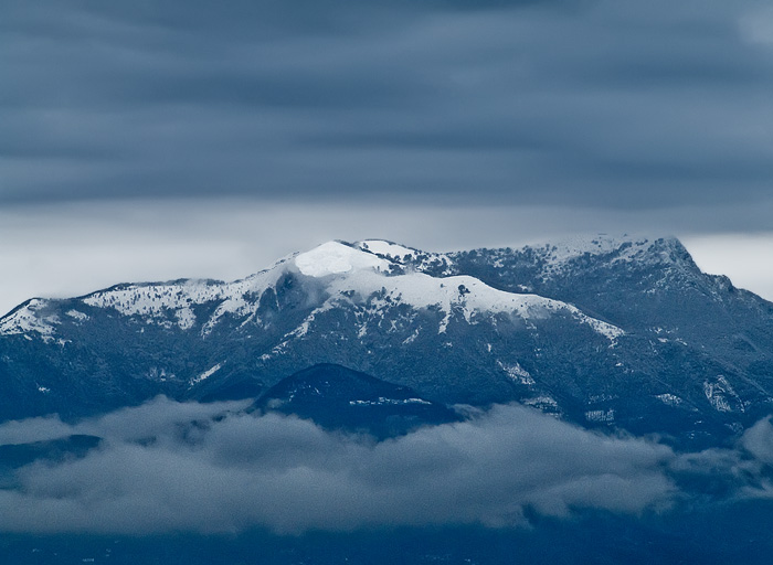 tra il lago,vento e neve....