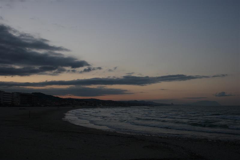 tramonto in spiaggia