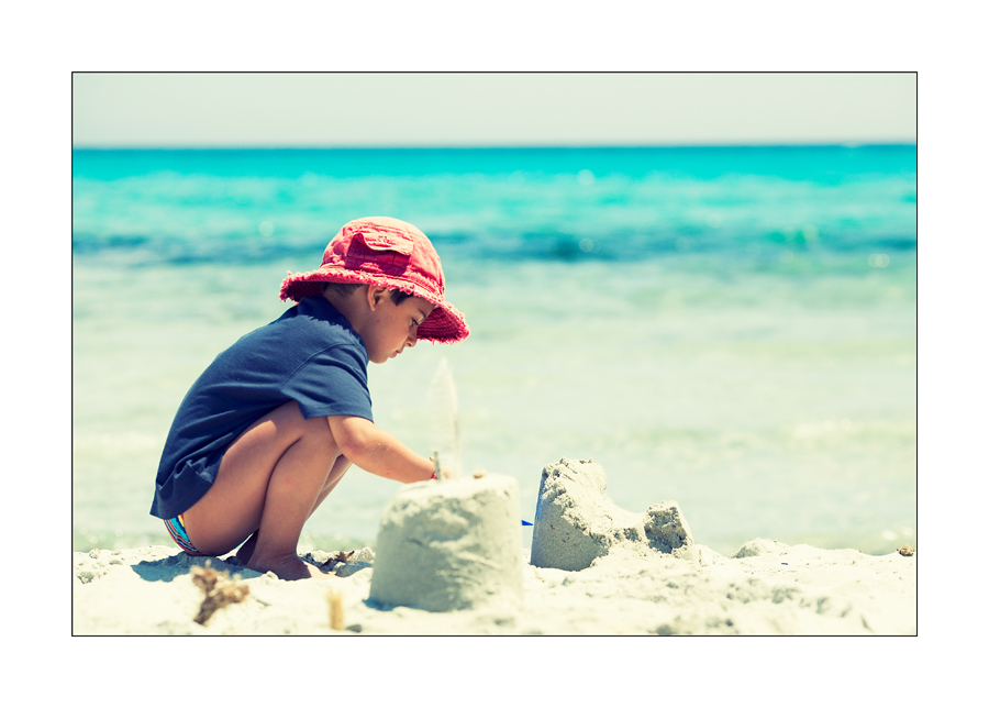 Wonderful summer on a solitary beach #1