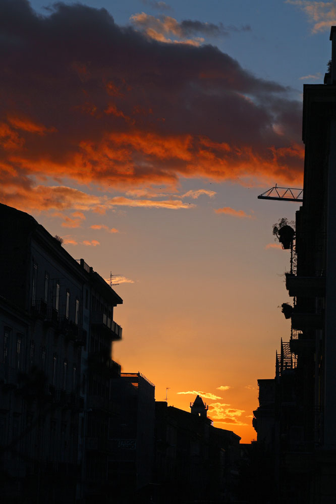 Tramonto da casa mia