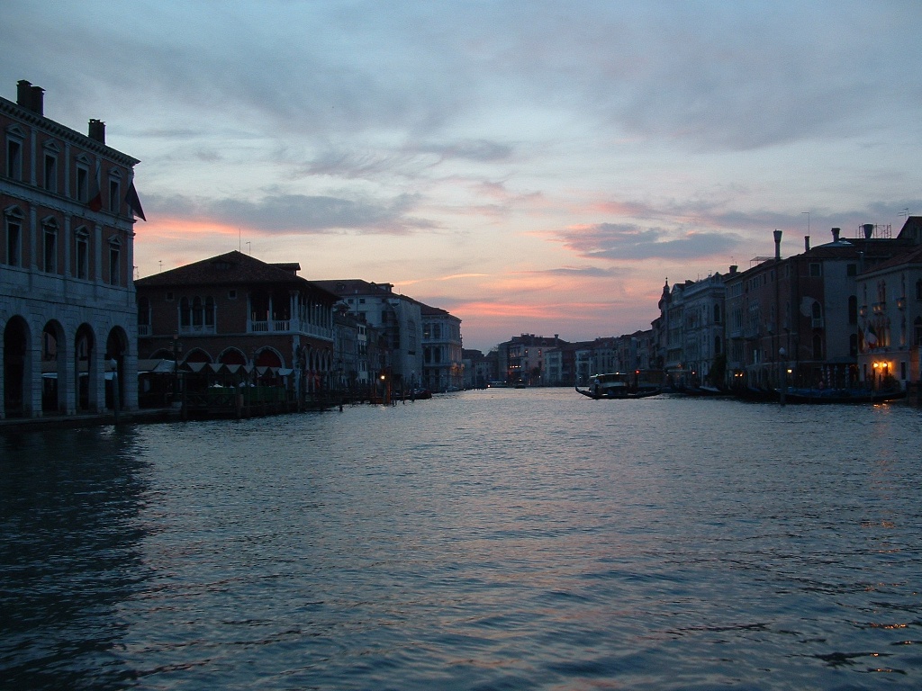 Tramonto sul Canal Grande