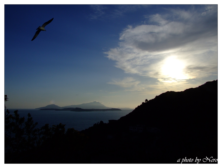 In Volo Verso Il Tramonto