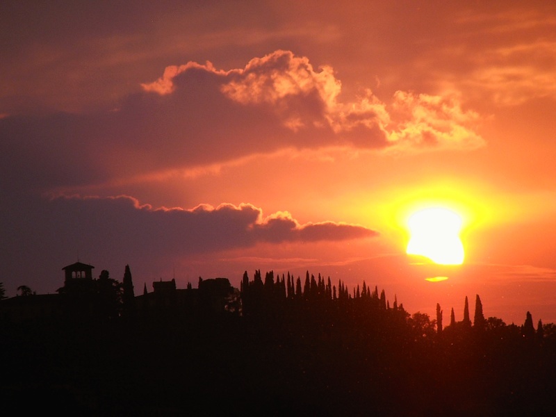 Tramonto leggermente ritoccato...