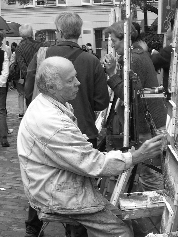 Peintre en Montmartre
