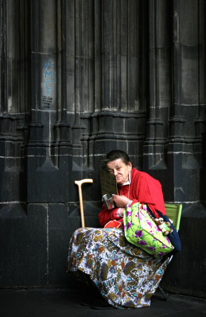 davanti al duomo di colonia