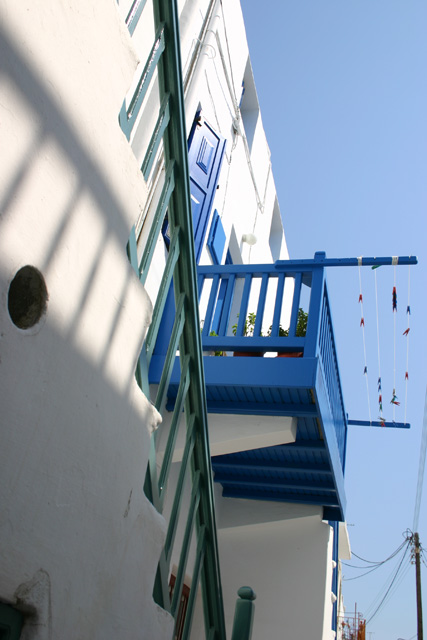 Mikonos - Particolare di tipica casa greca