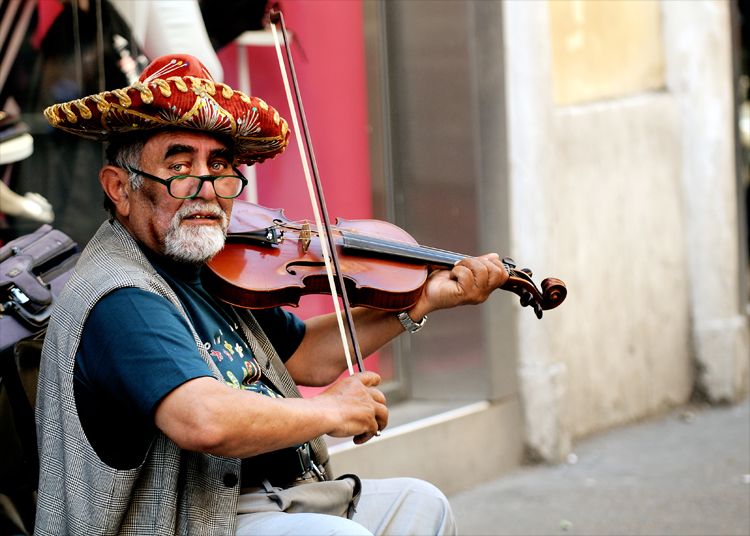 violinista di strada