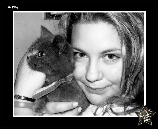 Nera e la sua Padroncina (autoritratto)