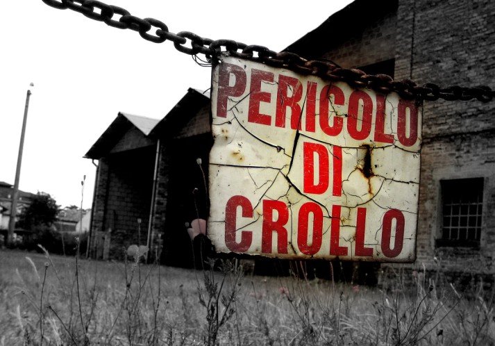 Pericolo di crollo