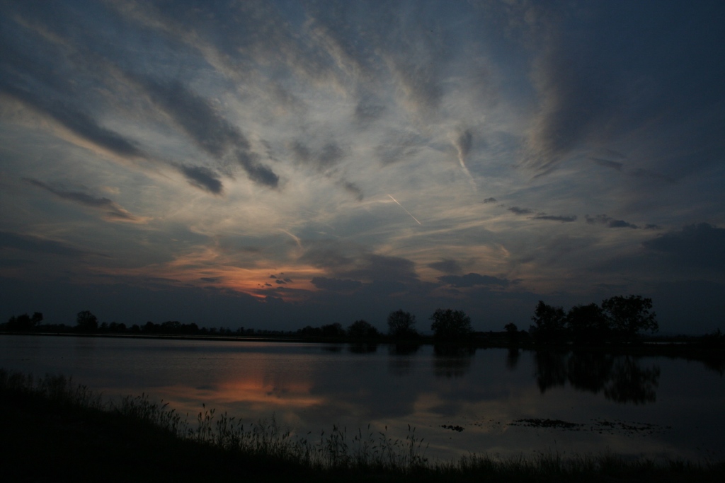 tramonto in risaia 03