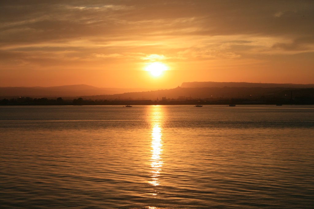 tramonto in ortigia...