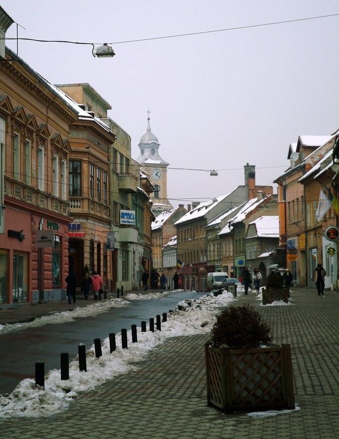 Strada Michael Weiss a Brasov (Transilvania - Romania)