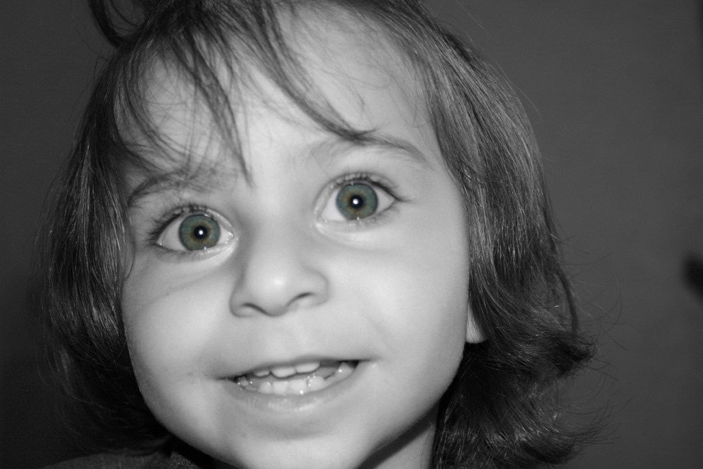 Contentissima davanti la camera