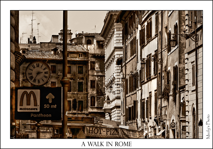 A walk in Rome
