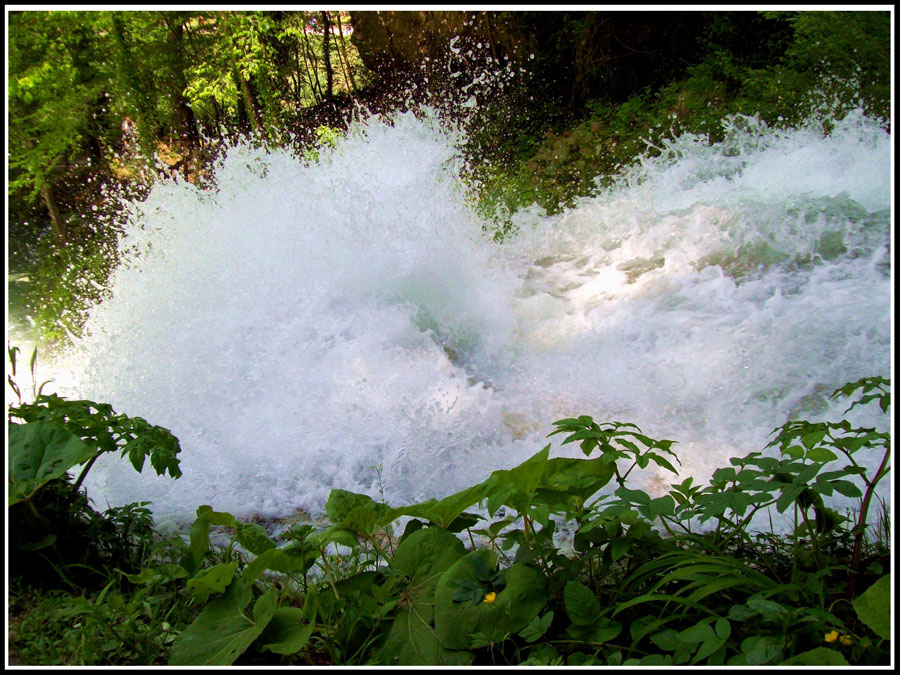 una cascata .... d'acqua...