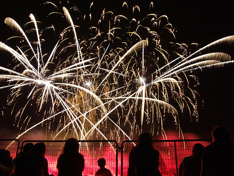 Notte bianca (fuochi d'artificio Ferrara 21 giugno 2008)
