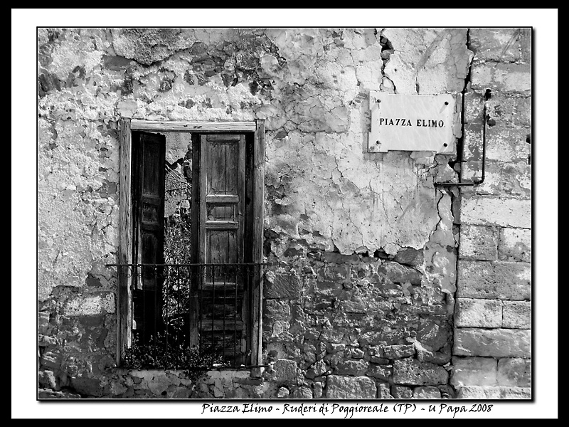 Piazza Elimo, Ruderi di Poggioreale (TP)