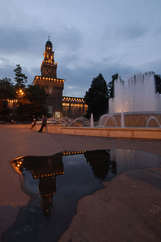 il riflesso del castello