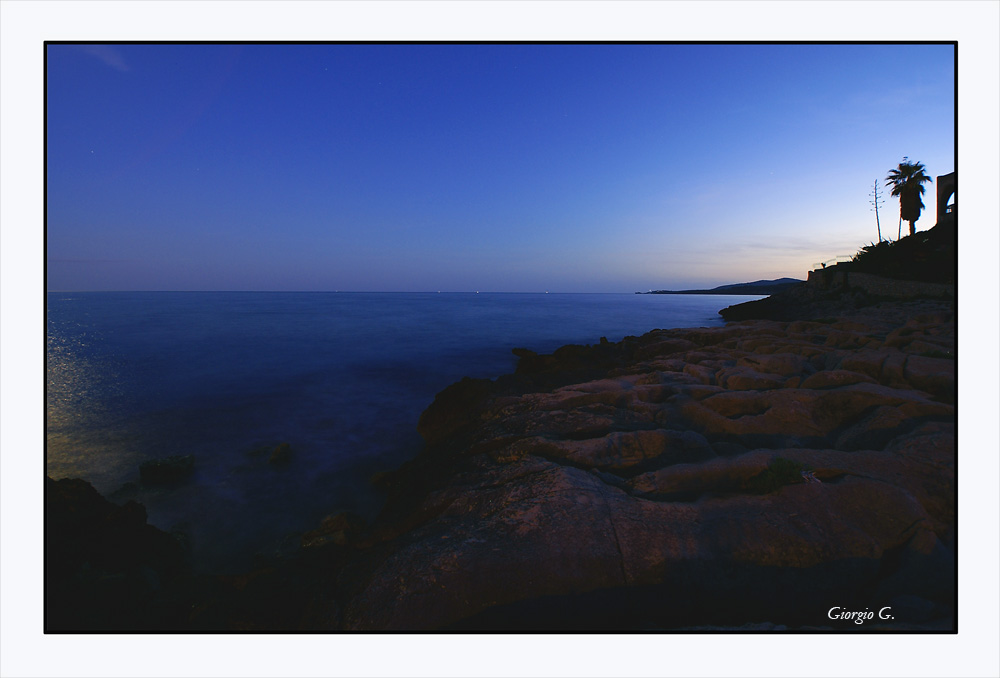 Notturno sul mare..