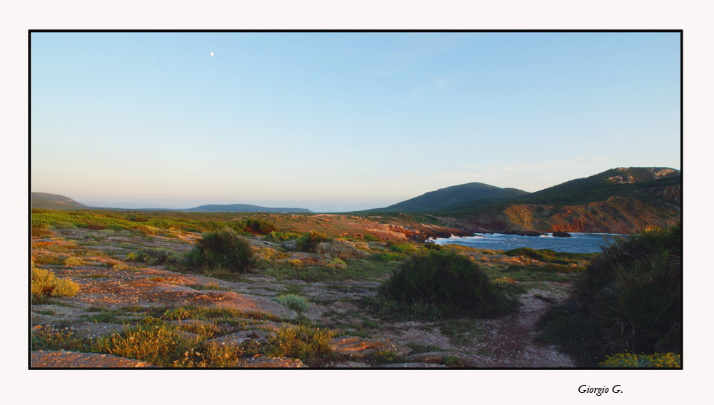 Sotto i raggi del tramonto..