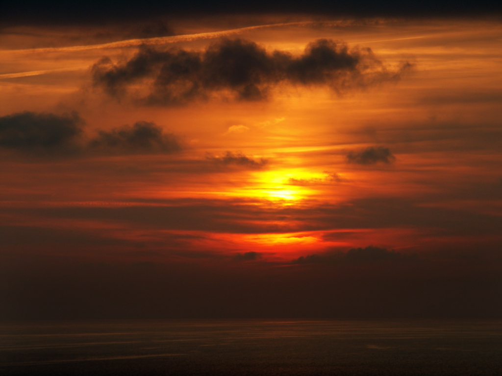 tramonto cinque terre