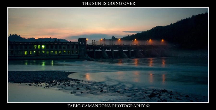 the sun is going over