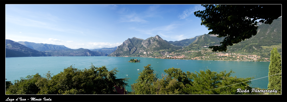 Panoramica lago d'Iseo