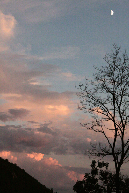 Tramonto a Poggio Bustone